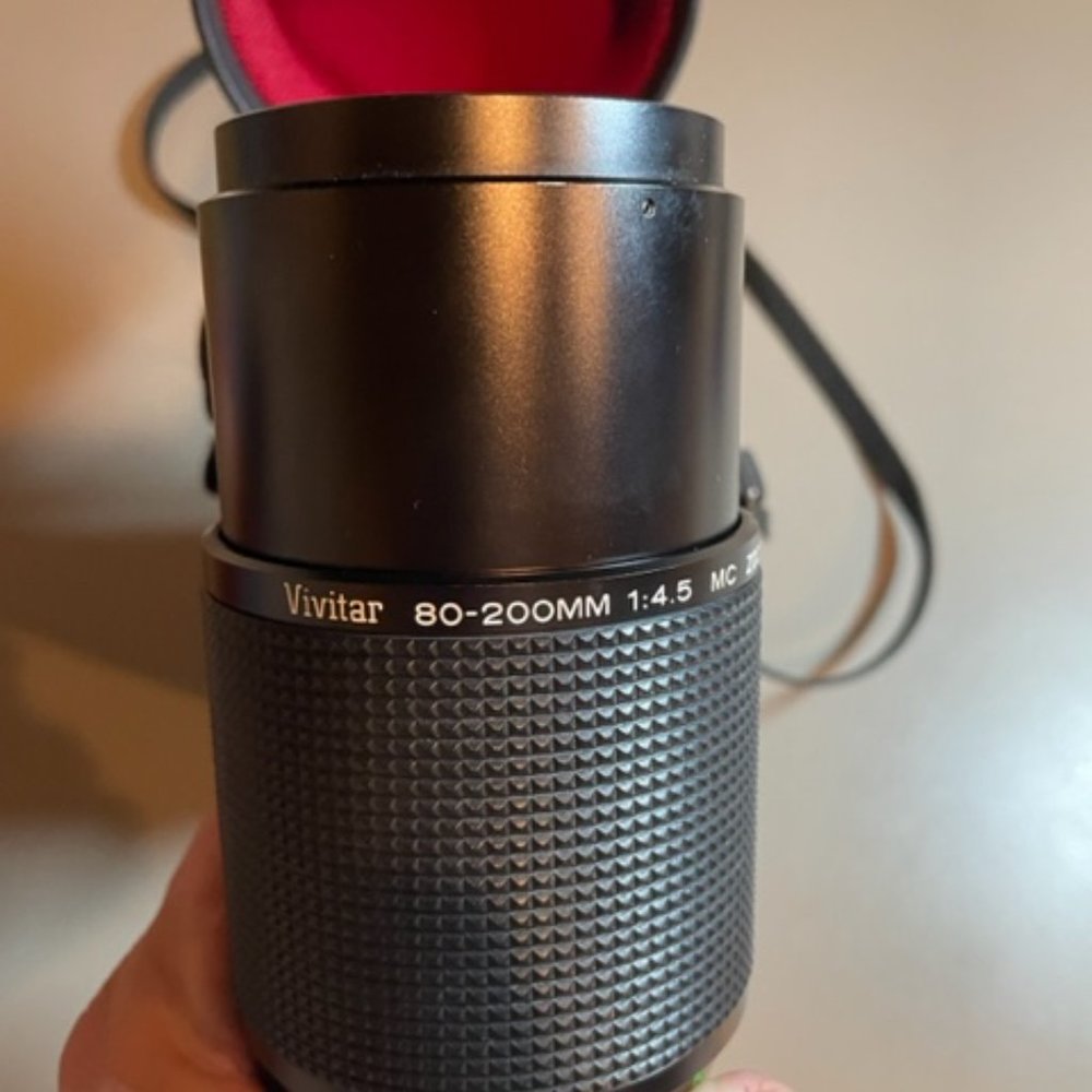 Black Telephoto Camera Lens with Black Case - Unknown Brand - Picture 2 of 6